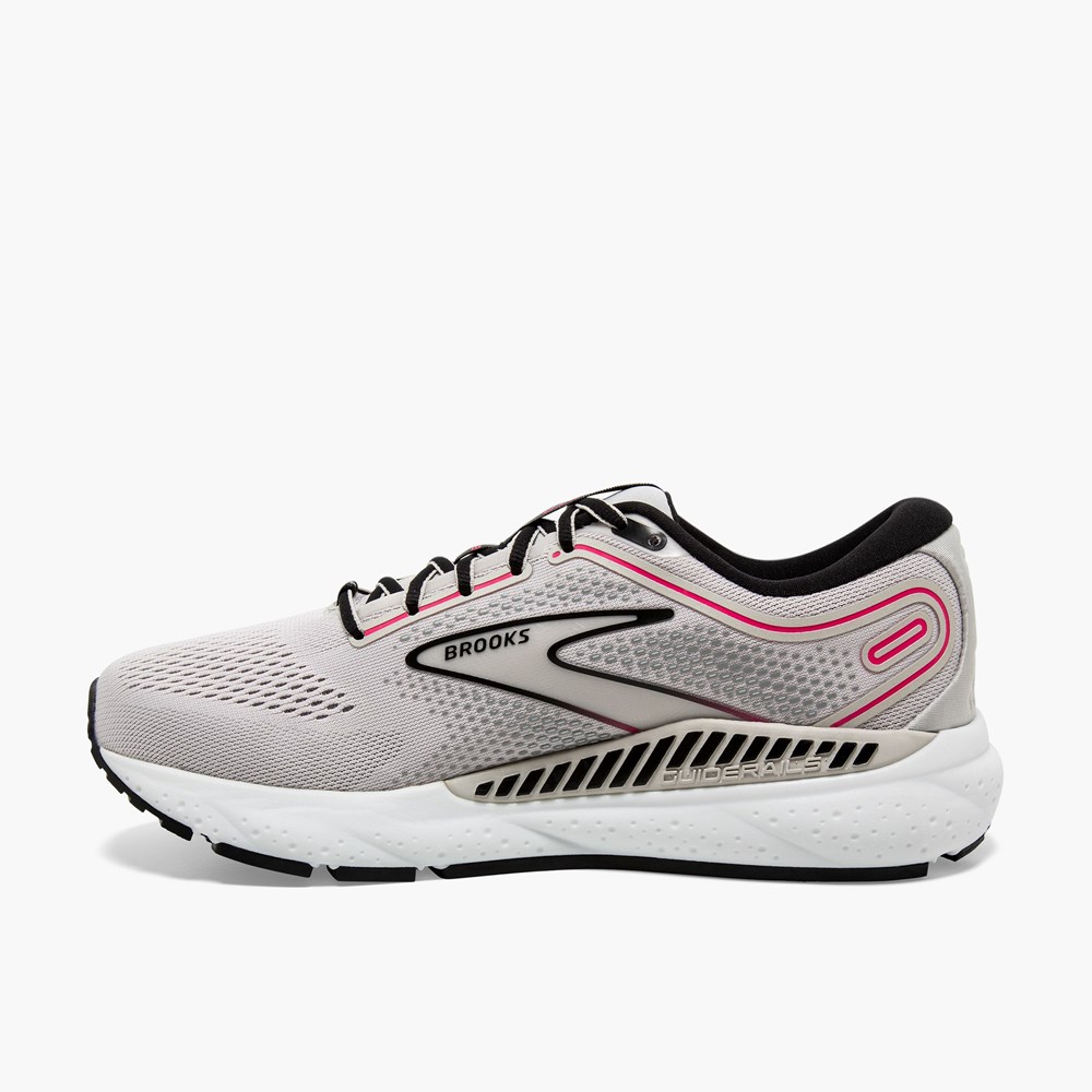 Chaussure Running Brooks Ariel GTS 23 Grise Noir Rose Femme | MBB-2401887